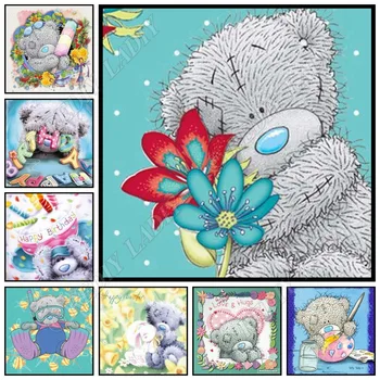 Full Square / Round Diamond Embroidery Lovely Bear Diamond Painting Crystal Mosaic Pattern Rhinestones Cross Stitch Hobby Crafts
Full Square / Round Diamond Embroidery Lovely Bear Diamond Painting Crystal Mosaic Pattern Rhinestones Cross Stitch Hobby Crafts