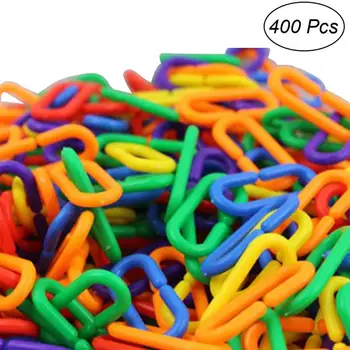 400pcs Plastic C-clips Hooks Chain Links C-links Kids Educational Toy Rat Parrot Bird Toy Parts
400pcs Plastic C-clips Hooks Chain Links C-links Kids Educational Toy Rat Parrot Bird Toy Parts