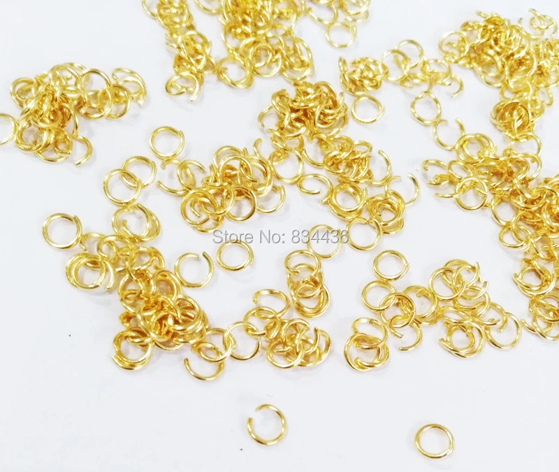 0.7mmx4 5 6 mm Gold tone color stainless steel jump rings women men's DIY necklaces bracelets accessories jewelry parts 500pcs
0.7mmx4 5 6 mm Gold tone color stainless steel jump rings women men's DIY necklaces bracelets accessories jewelry parts 500pcs