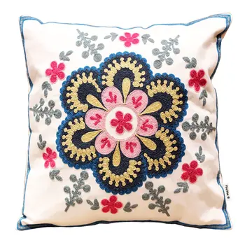 Hand Made National Embroidery Bohemian Housewarming Car Home Decoration Cushion Cover/Throw Pillow Cover
Hand Made National Embroidery Bohemian Housewarming Car Home Decoration Cushion Cover/Throw Pillow Cover