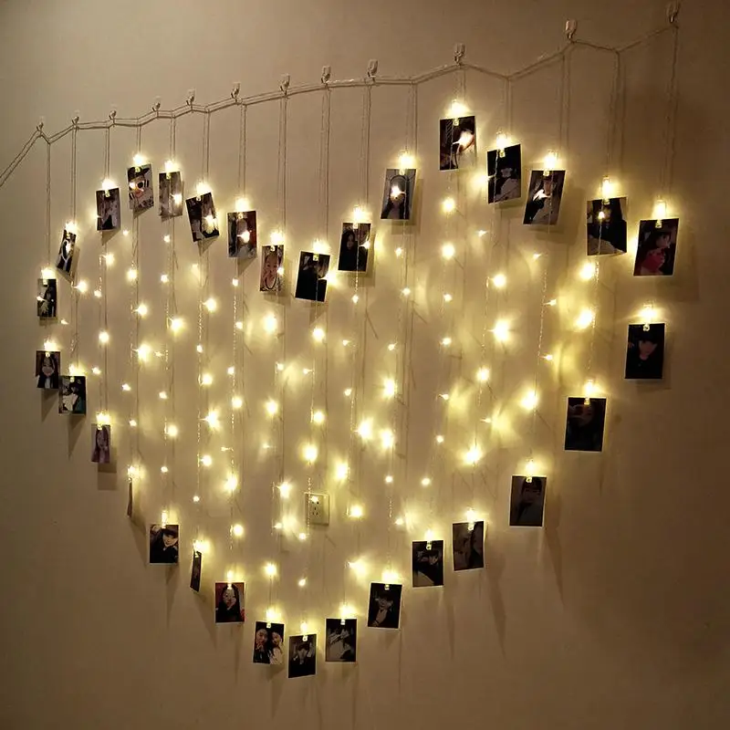 220V EU Plug LED Photo Clip Curtain Light LOVE Shape Christmas Garland Fairy String Light Valentine's Day Birthday Decoration
220V EU Plug LED Photo Clip Curtain Light LOVE Shape Christmas Garland Fairy String Light Valentine's Day Birthday Decoration