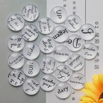 100 pieces Letter DIY Round Glass Beads Cabochon Domes Flat back Glass beads Jewelry Finding Pendant Settings G1079
100 pieces Letter DIY Round Glass Beads Cabochon Domes Flat back Glass beads Jewelry Finding Pendant Settings G1079