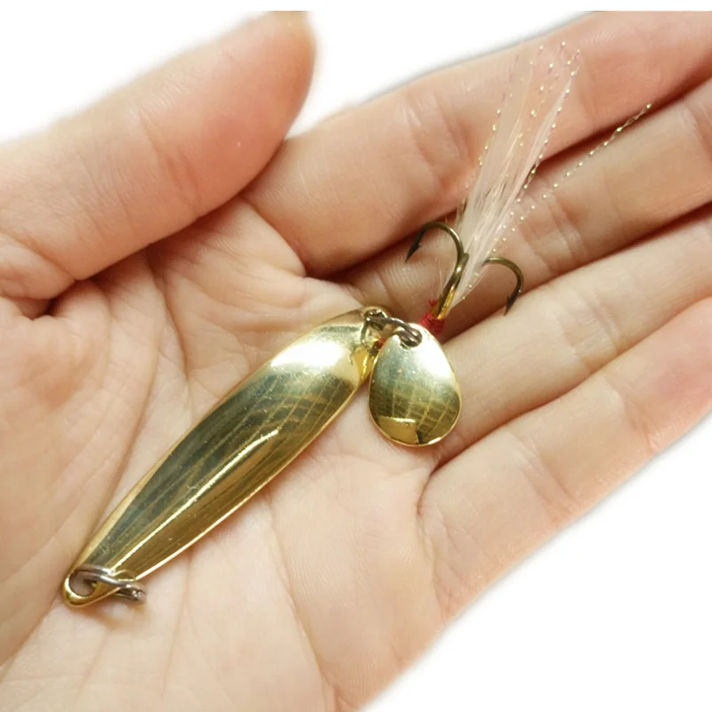 1 Pcs 6.8cm 5g Metal Sequins Fishing Lure wobbler Noise Paillette Spinner Flying Hard Baits Feather Treble Hook Pesca Tackle
1 Pcs 6.8cm 5g Metal Sequins Fishing Lure wobbler Noise Paillette Spinner Flying Hard Baits Feather Treble Hook Pesca Tackle
