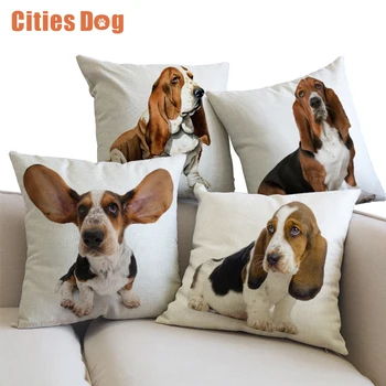 Pillow Cushion Animal Basset Hound dog Decorative Pillows Cushions Home sofa cojines coussin Hotel Cafe Office car almofada
Pillow Cushion Animal Basset Hound dog Decorative Pillows Cushions Home sofa cojines coussin Hotel Cafe Office car almofada