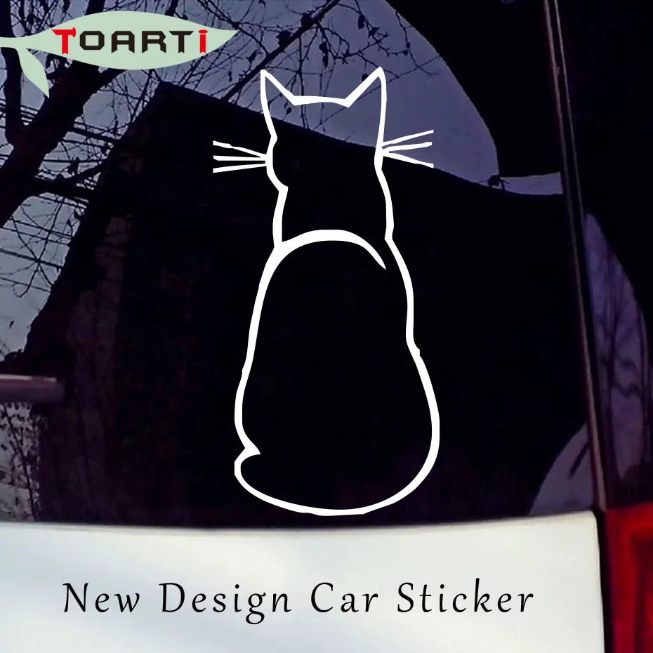9*17.8 CM Cat'S Back Vinyl Decals Car Truck Sticke Lovely Animal Personality Automotive Window Decorative Stickers Car Styling
9*17.8 CM Cat'S Back Vinyl Decals Car Truck Sticke Lovely Animal Personality Automotive Window Decorative Stickers Car Styling