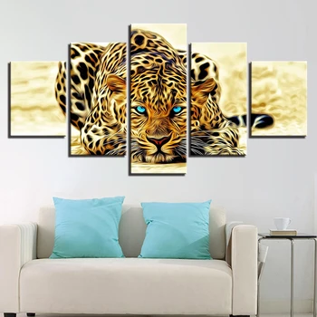 Canvas HD Prints Pictures Modern Wall Art 5 Pieces Animal Leopard Paintings For Living Room Home Decor Abstract Poster Framework
Canvas HD Prints Pictures Modern Wall Art 5 Pieces Animal Leopard Paintings For Living Room Home Decor Abstract Poster Framework