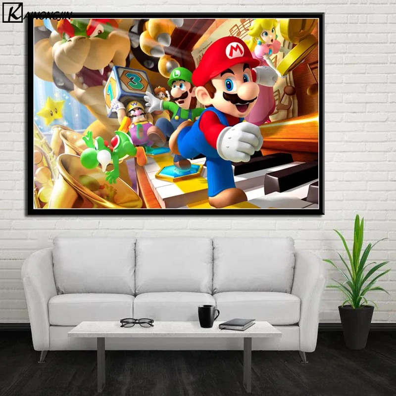 Art Poster Super Mario Hot Video Game Posters and Prints Wall Picture Canvas Painting Home Decoration
Art Poster Super Mario Hot Video Game Posters and Prints Wall Picture Canvas Painting Home Decoration