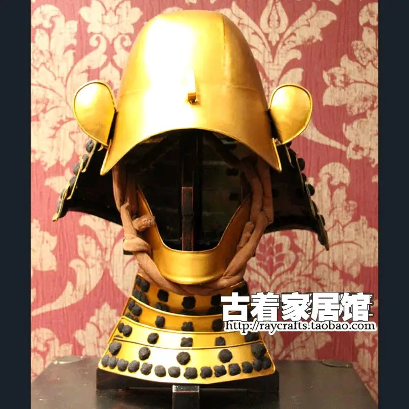 Japanese armour /1:1 reality wearable Samurai helmet model / Japanese Restaurant teahouse decoration
Japanese armour /1:1 reality wearable Samurai helmet model / Japanese Restaurant teahouse decoration