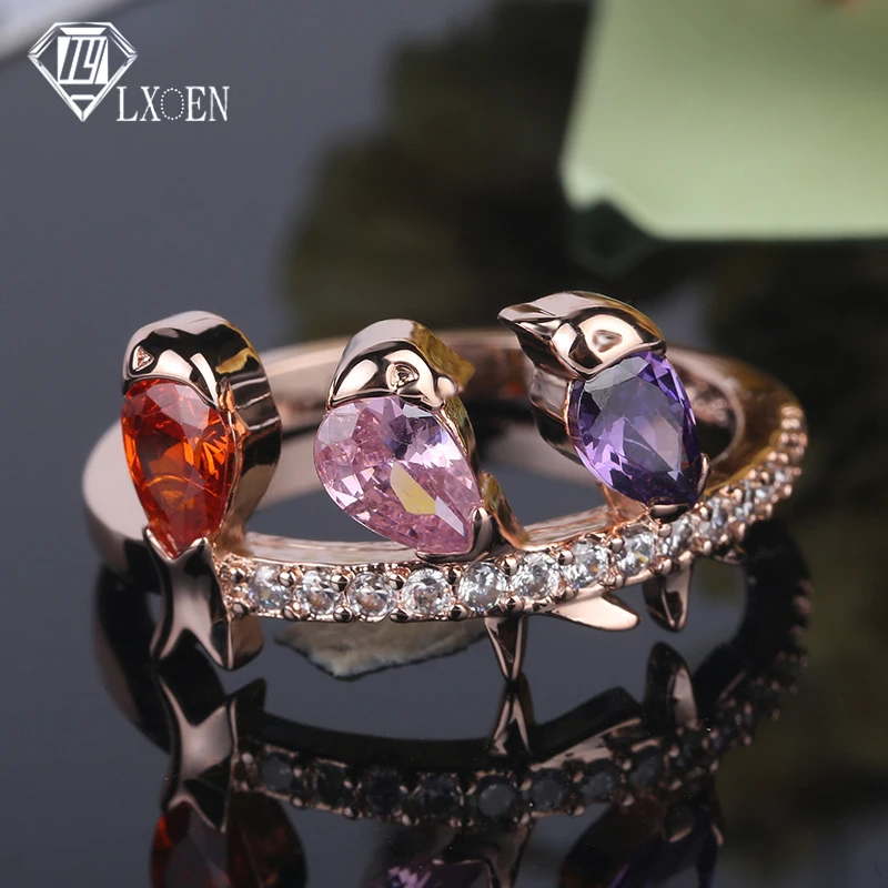 LXOEN Red and Blue Stone Rings for Women Luxury Women Party Jewelry Accessories Anillos Mujer Anel Bague
LXOEN Red and Blue Stone Rings for Women Luxury Women Party Jewelry Accessories Anillos Mujer Anel Bague