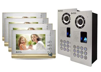 XinSiLu Intercom system For 2 Doors 7"Color LCD video door phone,Metal camera with password and fingerprint unlocking 2V4
XinSiLu Intercom system For 2 Doors 7"Color LCD video door phone,Metal camera with password and fingerprint unlocking 2V4