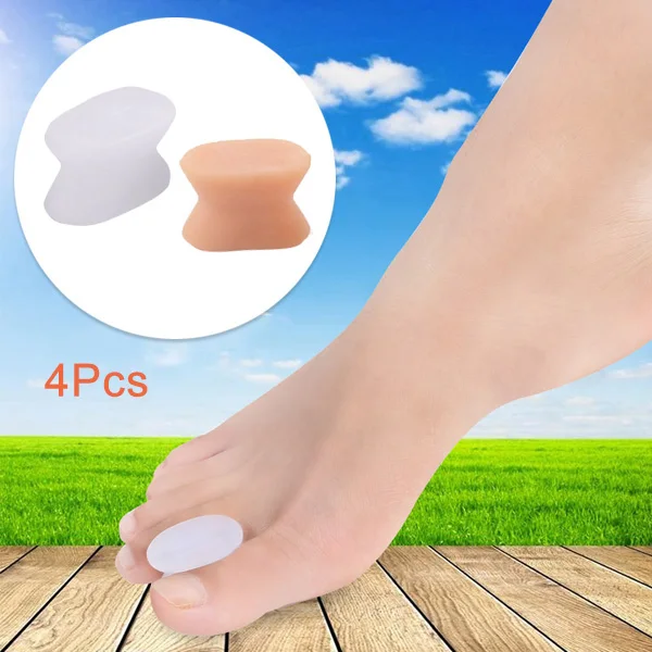 4pcs Silicone Gel Toe Protector Straightener Separator Alignment Pain Relief Foot Orthopedic Tool Orthopedic Supplies SK88
4pcs Silicone Gel Toe Protector Straightener Separator Alignment Pain Relief Foot Orthopedic Tool Orthopedic Supplies SK88