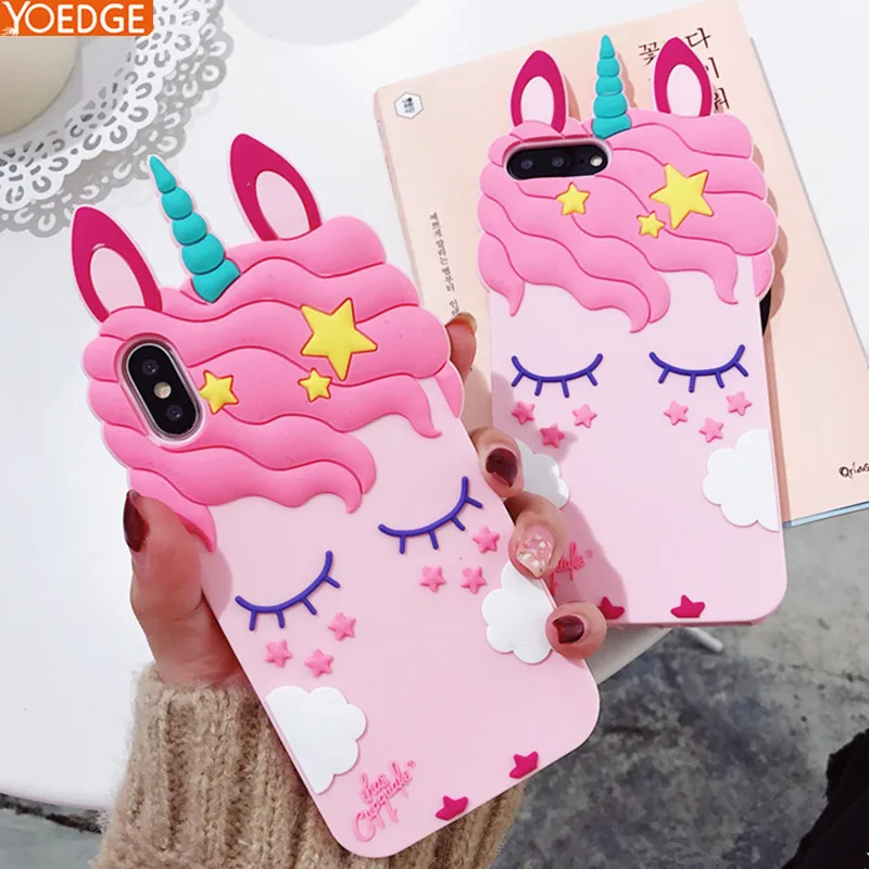 3D Soft Silicone Pink Unicorn Cases For iPhone X Case Back Cover Shells For iPhone 8 7 6 6S Plus Mobile Phone Cartoon Cute Case
3D Soft Silicone Pink Unicorn Cases For iPhone X Case Back Cover Shells For iPhone 8 7 6 6S Plus Mobile Phone Cartoon Cute Case