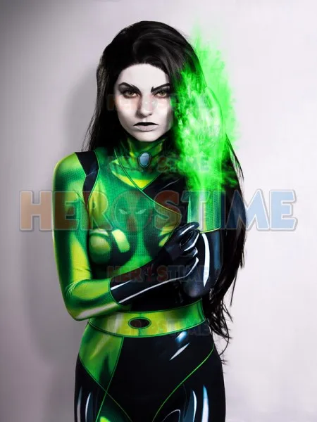 3D Printed Shego Cosplay Costume Super Villains Shego Zentai Bodysuit Kim Possible Plug Suit Girls/Women/Female Costumes
3D Printed Shego Cosplay Costume Super Villains Shego Zentai Bodysuit Kim Possible Plug Suit Girls/Women/Female Costumes