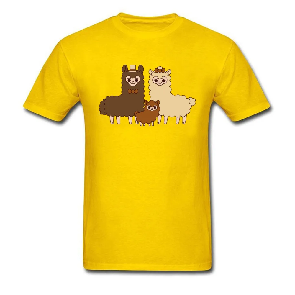 Chocolate alpaca family_yellow
