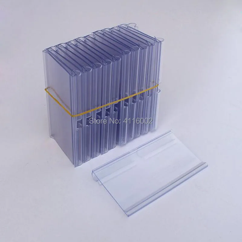 500pcs Transparent PVC Plastic Price Tag Display Label Frame Sign Holder Data Strip Shelf Talker Price Card Clip Display Rack
500pcs Transparent PVC Plastic Price Tag Display Label Frame Sign Holder Data Strip Shelf Talker Price Card Clip Display Rack