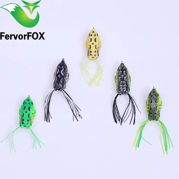 5PC/Lots Soft Frog Lure Bass Fishing Double Hooks Bait Crankbaits fishing Tackle Topwater Gear Accessories 5 colors
5PC/Lots Soft Frog Lure Bass Fishing Double Hooks Bait Crankbaits fishing Tackle Topwater Gear Accessories 5 colors