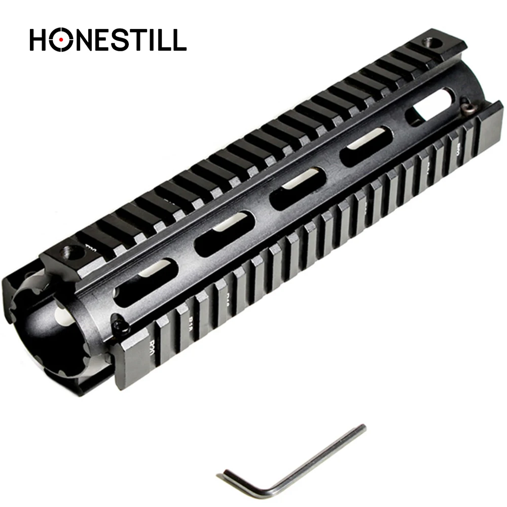 HONESTILL 9 Inch Quad Rail Handguard For AR15 Keymod Drop In Rail for Airsoft Rifle Scope Mount
HONESTILL 9 Inch Quad Rail Handguard For AR15 Keymod Drop In Rail for Airsoft Rifle Scope Mount