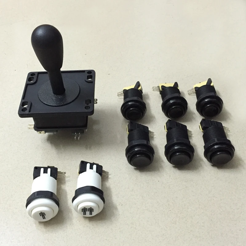 Arcade game Multicade MAME Jamma DIY kit: HAPP style Joystick and 8 pcs HAPP push buttons
Arcade game Multicade MAME Jamma DIY kit: HAPP style Joystick and 8 pcs HAPP push buttons