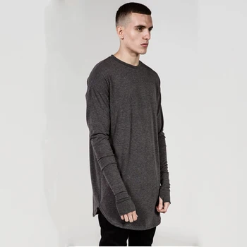 New solid black white gray Thumb Hole Cuffs Long Sleeve T-shirt Swag Men Side Split Hip Hop Top Tee T Shirt Wool plus size XXXL
New solid black white gray Thumb Hole Cuffs Long Sleeve T-shirt Swag Men Side Split Hip Hop Top Tee T Shirt Wool plus size XXXL