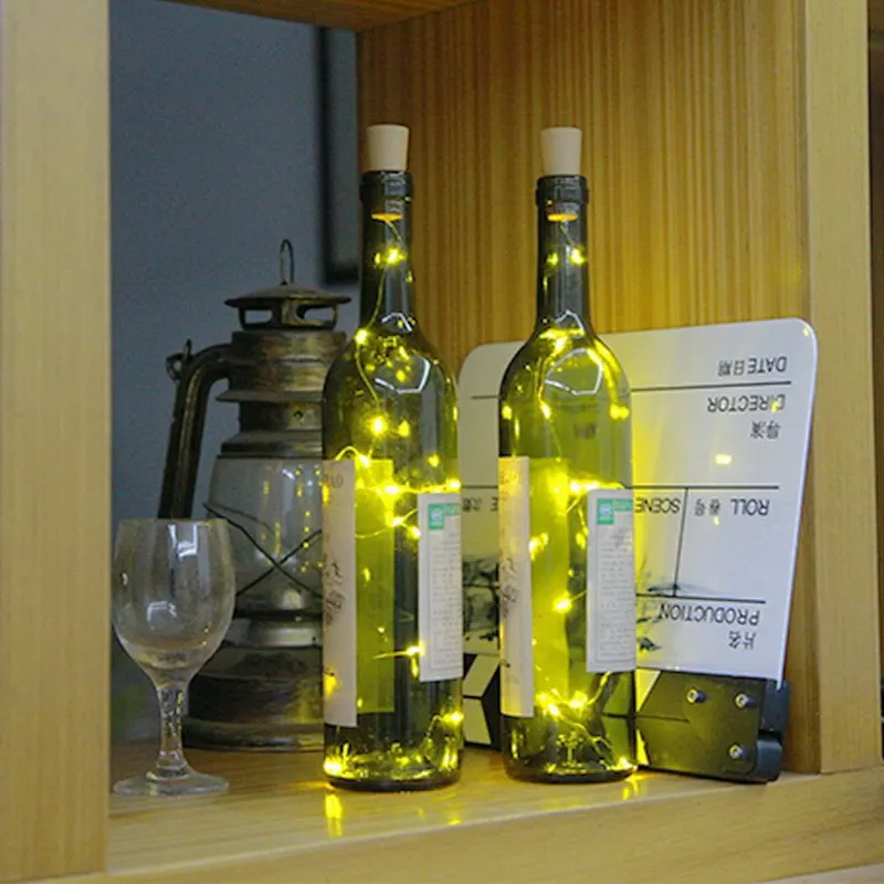 Hoomall 0.75M 15 Leds Glass Wine LED String Lights for Wine Bottle Stopper Garland Light Lamp Christmas Wedding Party Decoration
Hoomall 0.75M 15 Leds Glass Wine LED String Lights for Wine Bottle Stopper Garland Light Lamp Christmas Wedding Party Decoration