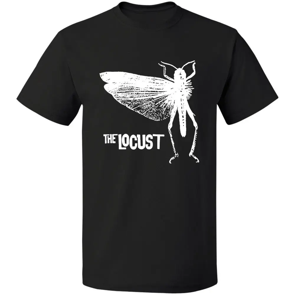 Футболка с логотипом группы The Locust бесплатная доставка 100% хлопковая рисунком S-3XL