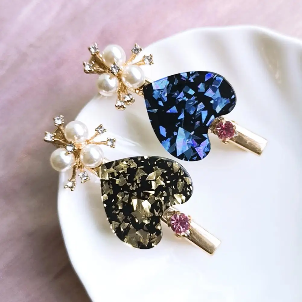 New Women Gold Foil Heart Circular Hairpin Faux Pearl Rhinestone Inlaid Hair Clip
New Women Gold Foil Heart Circular Hairpin Faux Pearl Rhinestone Inlaid Hair Clip
