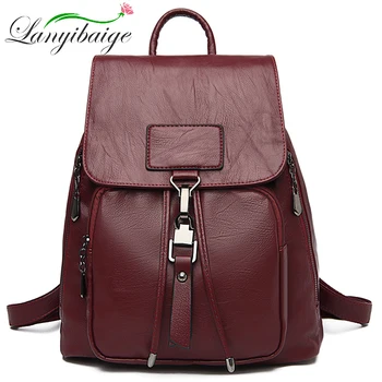 Luxury Backpacks Women Designer 2019 Mochila Feminina Ladies Bagpack Female Leather Backpack Vintage Sac A Dos School Bag Girls
Luxury Backpacks Women Designer 2019 Mochila Feminina Ladies Bagpack Female Leather Backpack Vintage Sac A Dos School Bag Girls