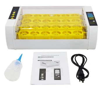 24 Eggs Incubator 60W Digital Temperature Control Automatic Chicken Chick Duck Hatcher Chickens Ducks Geese EU/US/AU
24 Eggs Incubator 60W Digital Temperature Control Automatic Chicken Chick Duck Hatcher Chickens Ducks Geese EU/US/AU