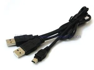 Jimier USB2.0 2 Male to Mini 5 Pin Y Cable Data and Power Cable for Hard Disk Drive CAS
Jimier USB2.0 2 Male to Mini 5 Pin Y Cable Data and Power Cable for Hard Disk Drive CAS