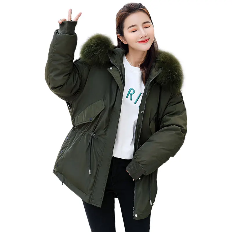 Fashion Big Fur Coat Winter Jacket Women Hooded Loose Down Cotton Padded Jacket Coat Female Thick Down Parkas Outwear
Fashion Big Fur Coat Winter Jacket Women Hooded Loose Down Cotton Padded Jacket Coat Female Thick Down Parkas Outwear