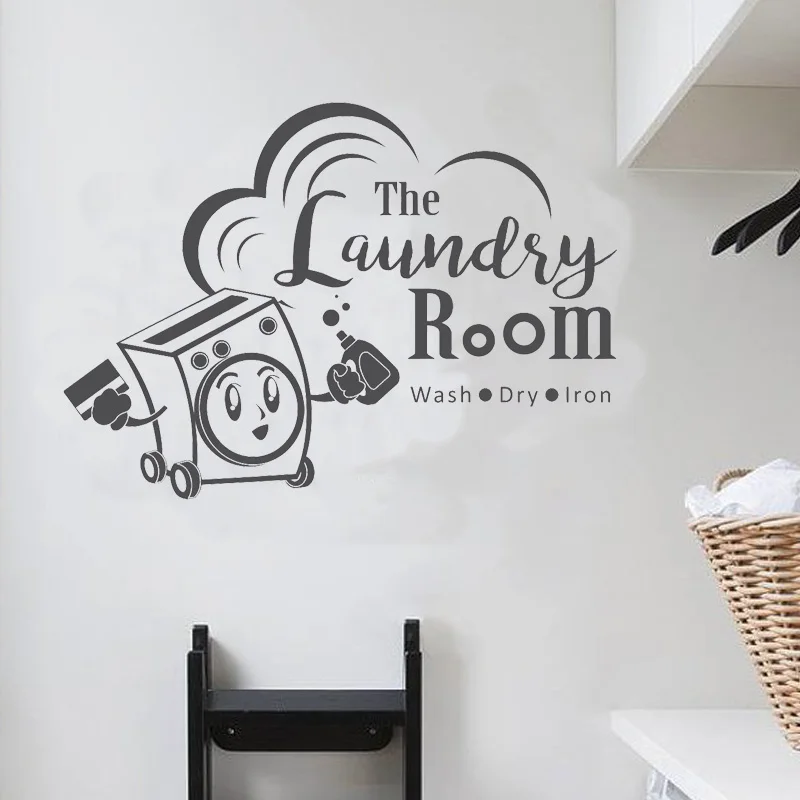 Cartoon Cute Laundry Room Decal Wash Dry Iron Laundry Room Vinyl Sticker Laundry Sign Wall Art Home Decor Waterproof LY24
Cartoon Cute Laundry Room Decal Wash Dry Iron Laundry Room Vinyl Sticker Laundry Sign Wall Art Home Decor Waterproof LY24