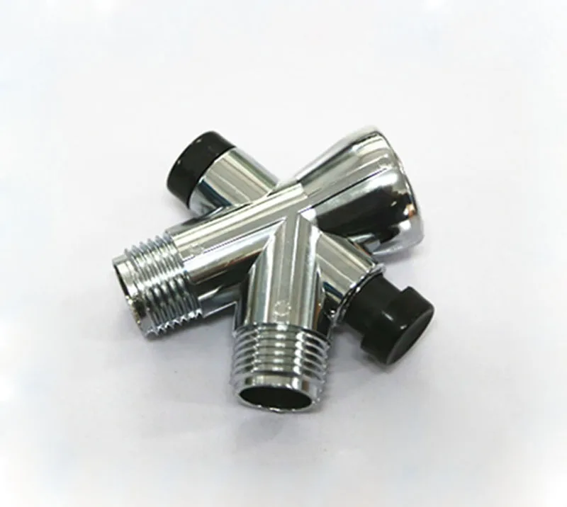 Chrome 3 way shower diverter valve water separator valve Water Flow control valve G1/2 inch hose connector Bathroom accesories
Chrome 3 way shower diverter valve water separator valve Water Flow control valve G1/2 inch hose connector Bathroom accesories