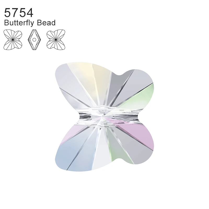 (1 piece) 100% Original crystal from Swarovski 5754 Butterfly Bead rhinestone made in Austria for DIY bracelet jewelry making
(1 piece) 100% Original crystal from Swarovski 5754 Butterfly Bead rhinestone made in Austria for DIY bracelet jewelry making