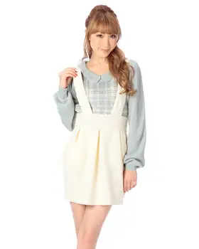 Japanese lizlisa diamond Plaid embossed waist lace pure-color belt half skirt
Japanese lizlisa diamond Plaid embossed waist lace pure-color belt half skirt
