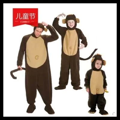 Monkey Costume For Men children kid Cute monkey jumpsuit Warm Thick Cosplay clothes Animal apparel Halloween Monkey King
Monkey Costume For Men children kid Cute monkey jumpsuit Warm Thick Cosplay clothes Animal apparel Halloween Monkey King