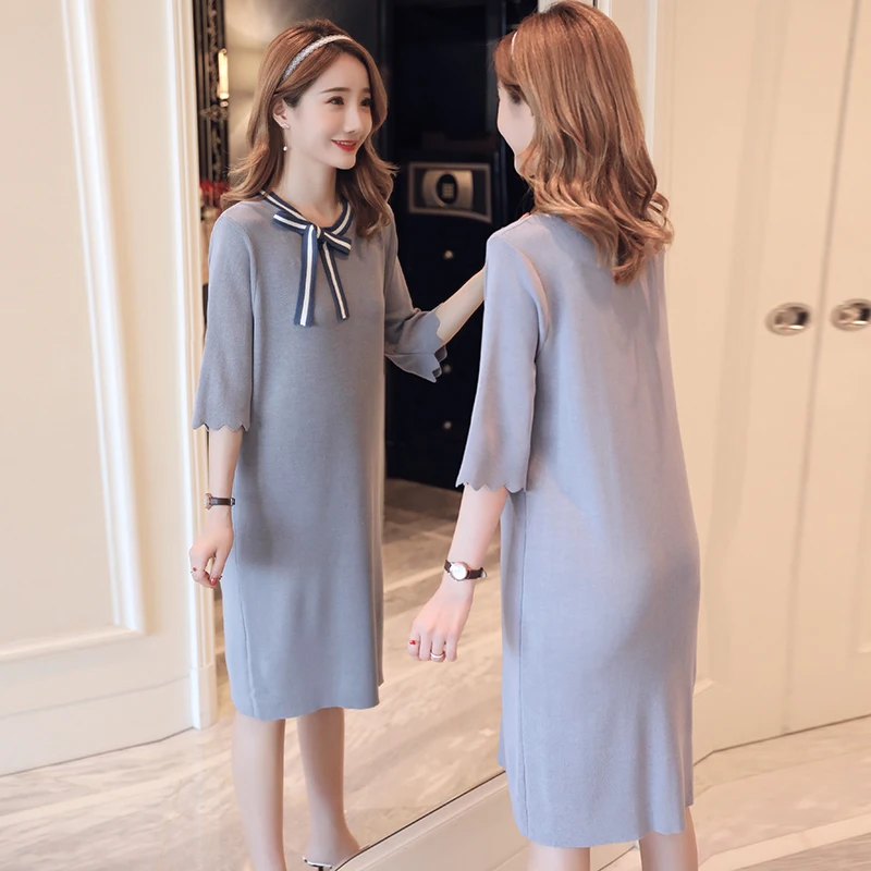 2018 New Brand Spring & Autumn Maternity Dress Woman Elegant Knitting Cotton Large Size Dresses MD-00307
2018 New Brand Spring & Autumn Maternity Dress Woman Elegant Knitting Cotton Large Size Dresses MD-00307