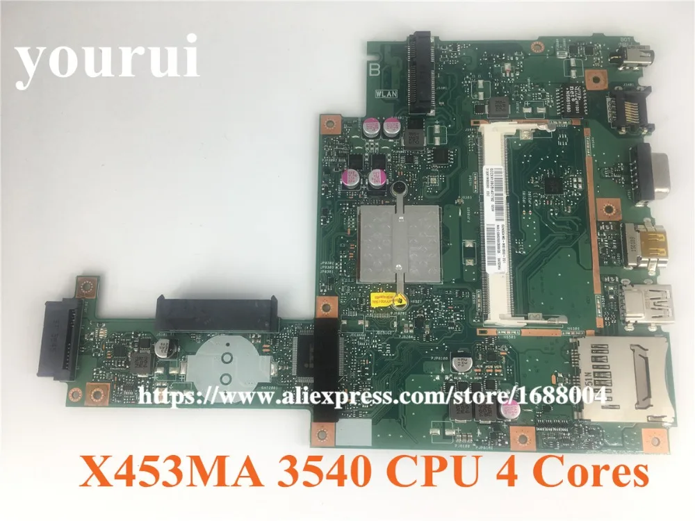 X453MA Motherboard N3540 CPU For ASUS X403MA X403M F453M Laptop motherboard X453MA Mainboard X453MA Motherboard test 100% OK
X453MA Motherboard N3540 CPU For ASUS X403MA X403M F453M Laptop motherboard X453MA Mainboard X453MA Motherboard test 100% OK