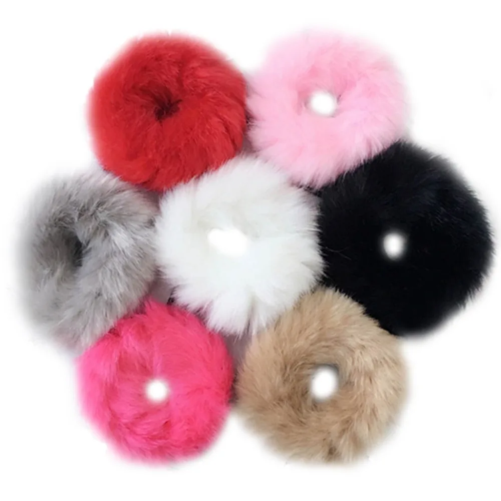 Women Girls Sweet Candy Color Hair Rope Elastic Fluffy Artificial Faux Rabbit Fur Pompom Ball Ponytail Holder Scrunchies Random
Women Girls Sweet Candy Color Hair Rope Elastic Fluffy Artificial Faux Rabbit Fur Pompom Ball Ponytail Holder Scrunchies Random