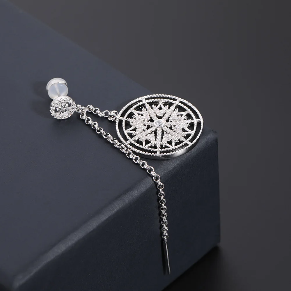 Fashion SINGLE AAA CZ Element Snow Flower Drop Earrings For Women Bridal Engagement Earring Wholesale Jewelry Factory Price ZK40
Fashion SINGLE AAA CZ Element Snow Flower Drop Earrings For Women Bridal Engagement Earring Wholesale Jewelry Factory Price ZK40