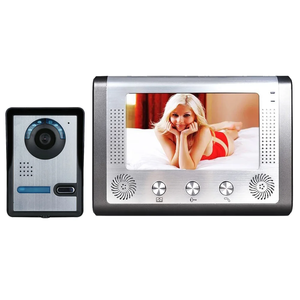 Free Shipping! MOUNTAINONE 7 Inch Video Door Phone Doorbell Intercom Kit 1-camera 1-monitor Night Vision
Free Shipping! MOUNTAINONE 7 Inch Video Door Phone Doorbell Intercom Kit 1-camera 1-monitor Night Vision