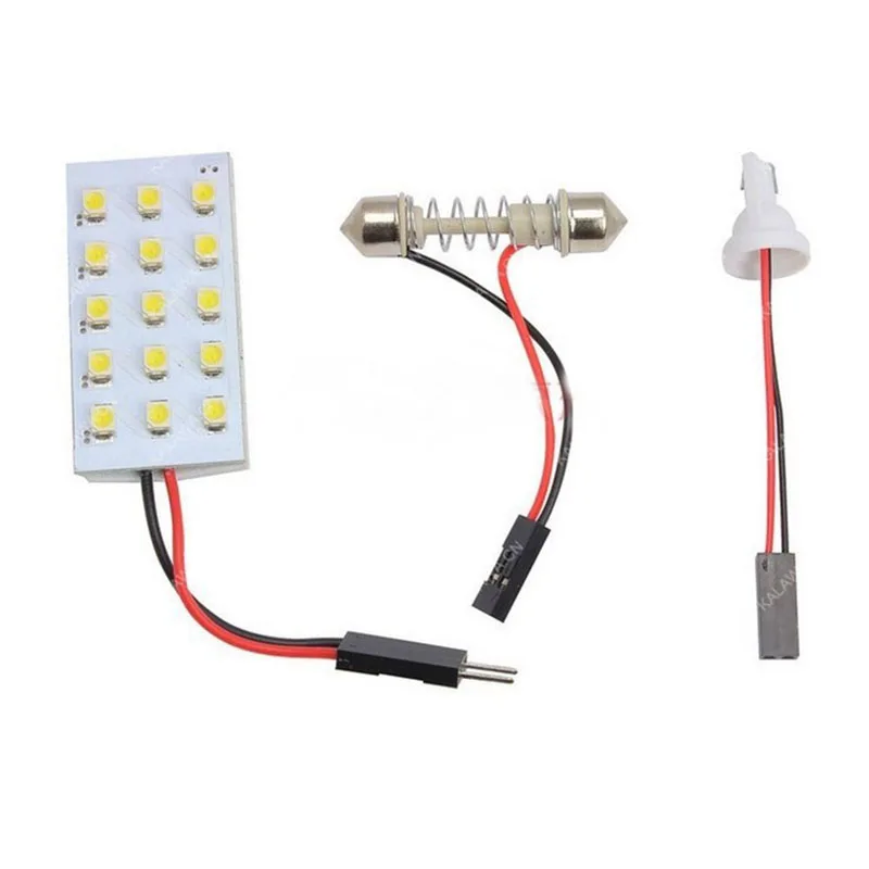 Auto LED Panel light 1210/3528 15 SMD Cool white(8000K) 12V Car Reading/Dome/Trunk lamp bulb.
Auto LED Panel light 1210/3528 15 SMD Cool white(8000K) 12V Car Reading/Dome/Trunk lamp bulb.