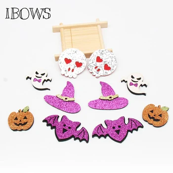 IBOWS 10pcs Pumpkin Patches Glitter Felt Stickers Halloween Cloth Decoration for Children Crafts Materials DIY Hair Accessories
IBOWS 10pcs Pumpkin Patches Glitter Felt Stickers Halloween Cloth Decoration for Children Crafts Materials DIY Hair Accessories