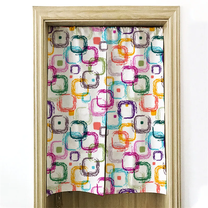 Embellished Cartoon Geometric Printed Door Curtains for Noodle Store Kitchen Room Decoration
Embellished Cartoon Geometric Printed Door Curtains for Noodle Store Kitchen Room Decoration