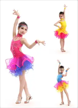 New Arrival Child Professional Latin Dance Dress Kid Sparkling Competition Show Costume Girls Latin Dress 3 Colors Avail
New Arrival Child Professional Latin Dance Dress Kid Sparkling Competition Show Costume Girls Latin Dress 3 Colors Avail