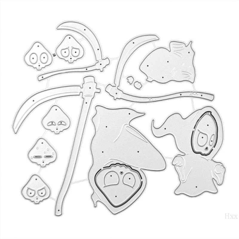 Halloween Ghost Metal Cutting Dies Stencil DIY Scrapbooking Album Stamp Paper Card Embossing Crafts Decor
Halloween Ghost Metal Cutting Dies Stencil DIY Scrapbooking Album Stamp Paper Card Embossing Crafts Decor