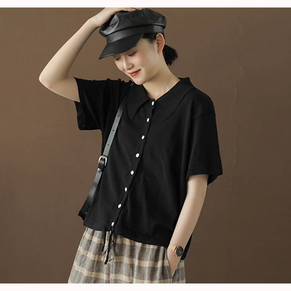 Womens Linen Shirt Blouse Sweet Cute Fashion Casual for Summer Big Loose Elegant Peter pan Collar Solid Color AZ39302428
Womens Linen Shirt Blouse Sweet Cute Fashion Casual for Summer Big Loose Elegant Peter pan Collar Solid Color AZ39302428