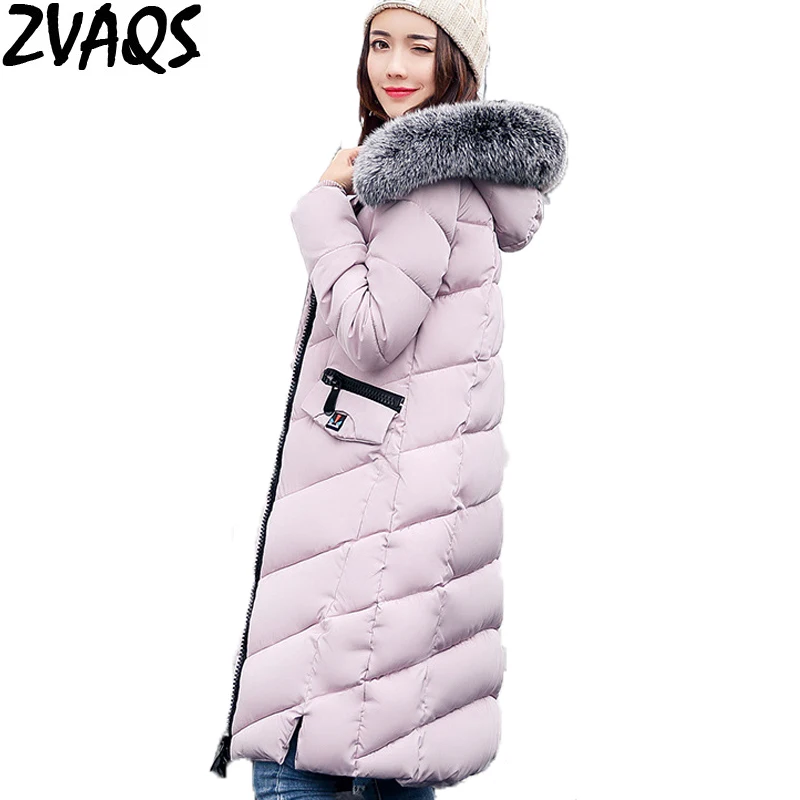 ZVAQS Winter Jacket Women 2018 Thicken Warm Cotton Padded Female Jackets Long Parkas Fur Hooded Jaqueta feminina inverno ST112
ZVAQS Winter Jacket Women 2018 Thicken Warm Cotton Padded Female Jackets Long Parkas Fur Hooded Jaqueta feminina inverno ST112