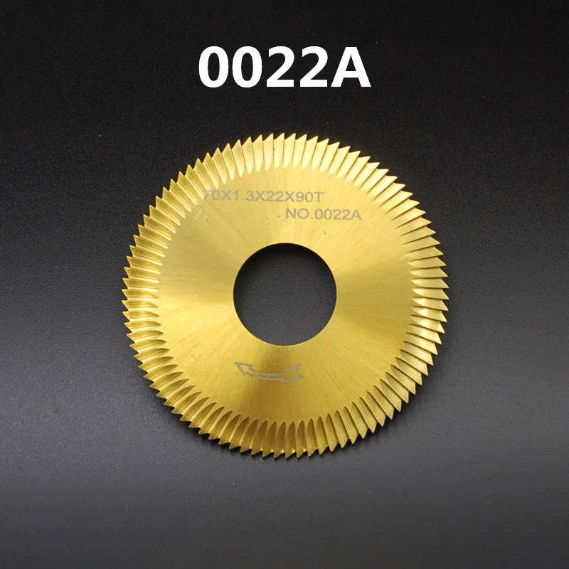 Side milling cutter(70X1.3X22X90T) 0022A in HSS for Wenxing Key Cutting Machine 100B 202 100A1 100A2 100A 100A3
Side milling cutter(70X1.3X22X90T) 0022A in HSS for Wenxing Key Cutting Machine 100B 202 100A1 100A2 100A 100A3