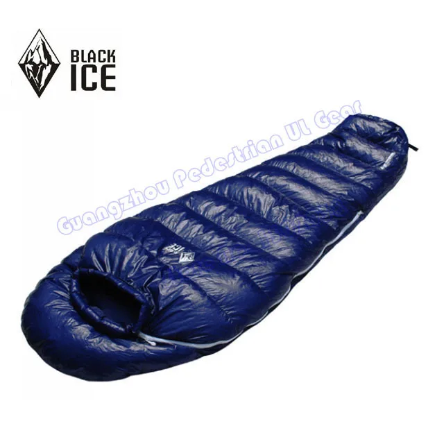 Black Ice G-400 Professional outdoor White Goose Down winter mummy type sleeping bag
Black Ice G-400 Professional outdoor White Goose Down winter mummy type sleeping bag
