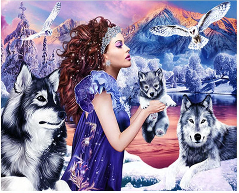 Diamond Painting Cross Stitch Girl with Wolve Pattern 5D Diy Full round Resin Drill Mosaic Home Decor Cute Animal Series
Diamond Painting Cross Stitch Girl with Wolve Pattern 5D Diy Full round Resin Drill Mosaic Home Decor Cute Animal Series